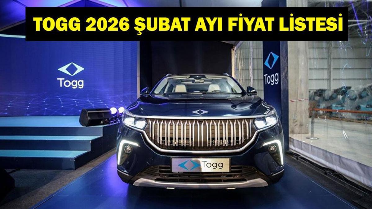 TOGG ŞUBAT AYI FİYAT LİSTESİ: TOGG Şubay ayı fiyatları nasıl? Togg T10X ve T10F satış fiyatı ne? İşte TOGG 2026 Şubat ayı fiyat listesi
