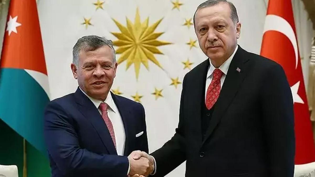 Ürdün Kralı II. Abdullah, Cumhurbaşkanı Erdoğan'ın davetiyle Türkiye'ye geliyor