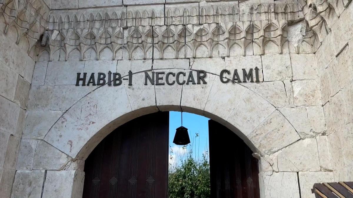 Habib-i Neccar Camiindeki restorasyonda Türkiye'ye iz bırakacak bir iş çıktı