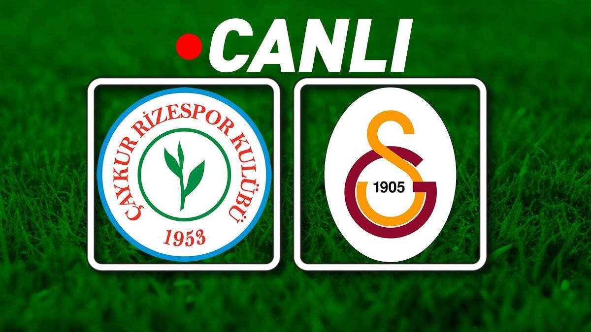 Galatasaray, Çaykur Rizespor'un konuğu oluyor! Muhtemel 11'ler..
