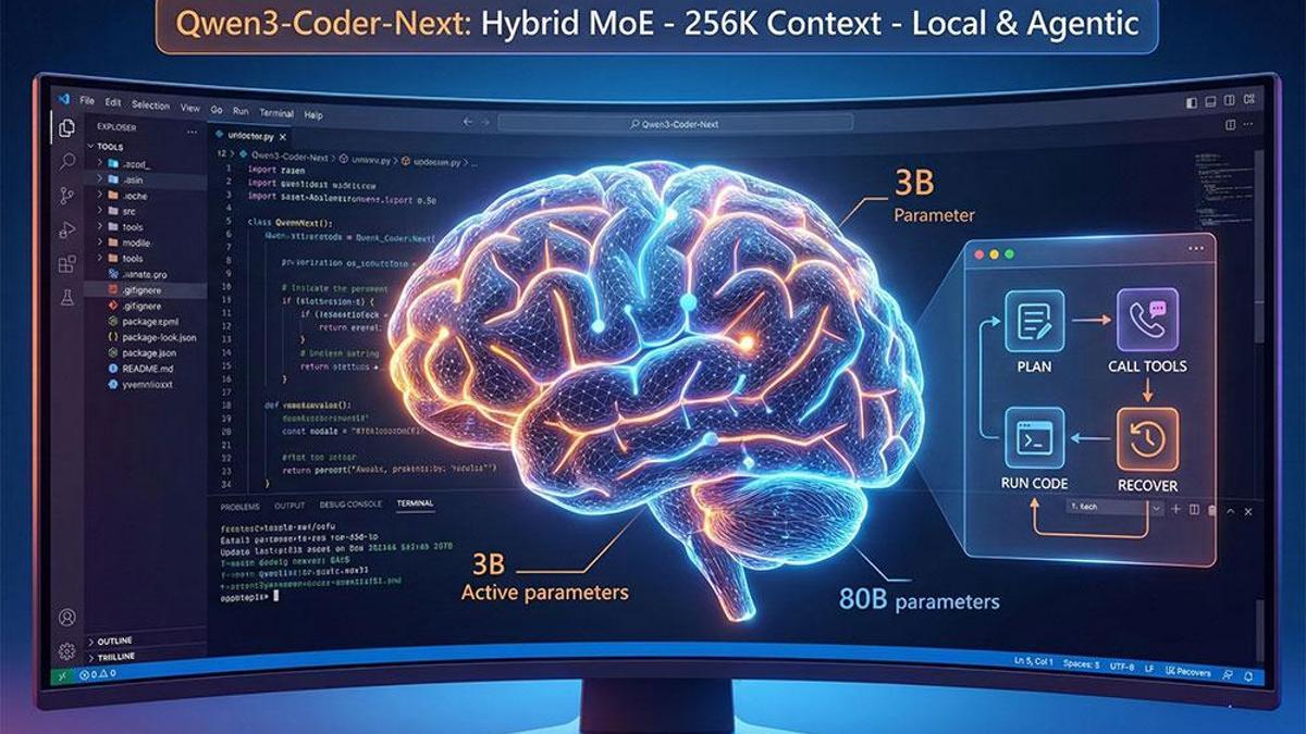Qwen'den agentic kodlama için açık kaynaklı yeni model