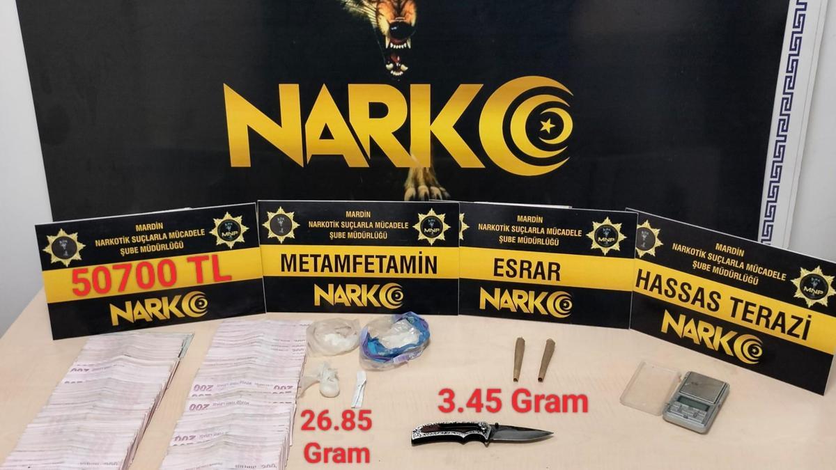 Mardin'de uyuşturucu operasyonu: 3 gözaltı