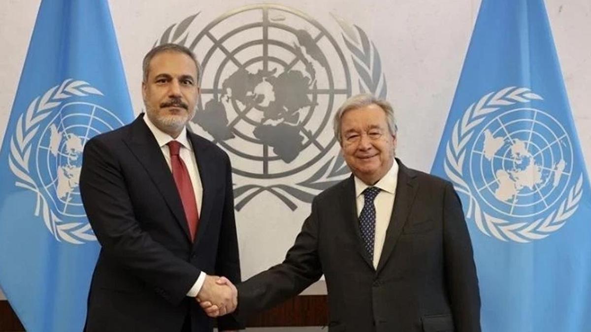 Dışişleri Bakanı Hakan Fidan, BM Genel Sekreteri ile görüştü