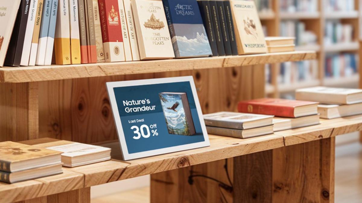 13 İnçlik renkli E-paper ekranını tanıttı