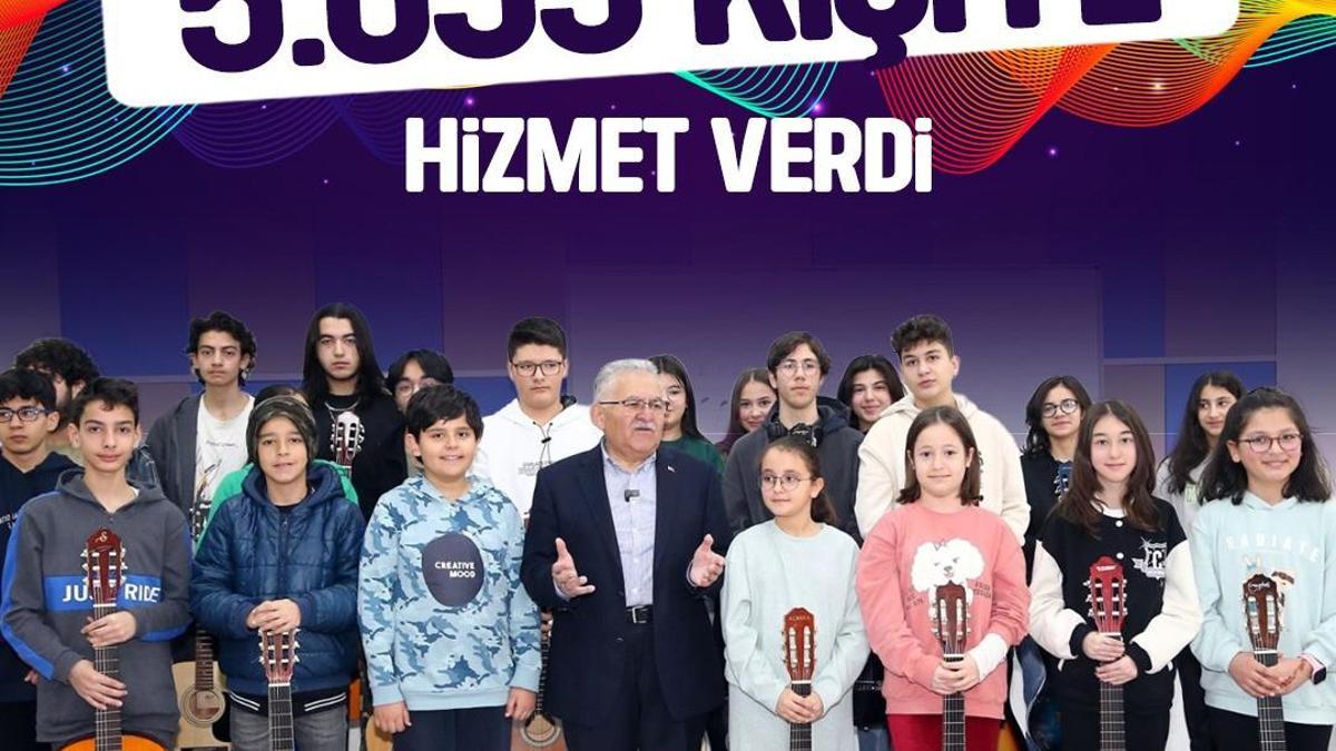 Büyükşehir konservatuvarı 5 bin 655 kişiye hizmet verdi