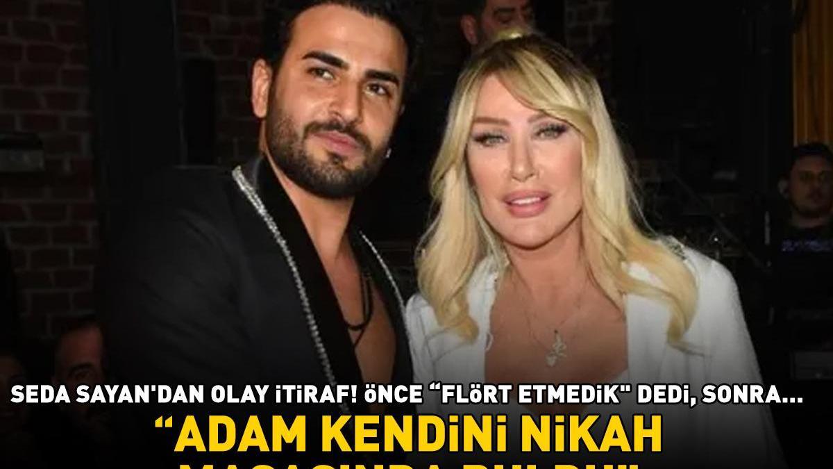 Seda Sayan'dan 25 yaş küçük eşi Çağlar Ökten'e dair olay itiraf: 'Flört etmeden kendini nikah masasında buldu'