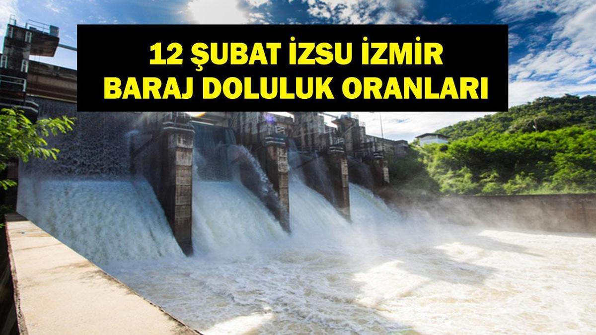 İZMİR BARAJ DOLULUK ORANI 12 ŞUBAT 2026| İZSU İzmir Baraj Doluluk Oranları Yüzde Kaç? Tahtalı Barajı Doluluk Oranı Ne?