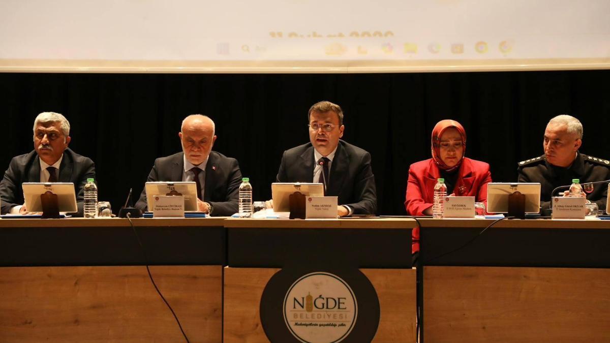 Niğdede okulda güvenlik toplantısı