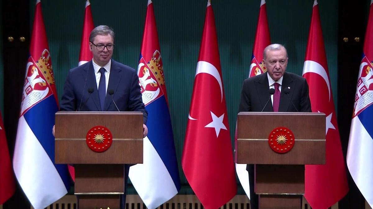 SON DAKİKA HABERİ: Sırbistan Cumhurbaşkanı Ankara'da! Erdoğan'ın Balkanlar mesajı ne olacak?