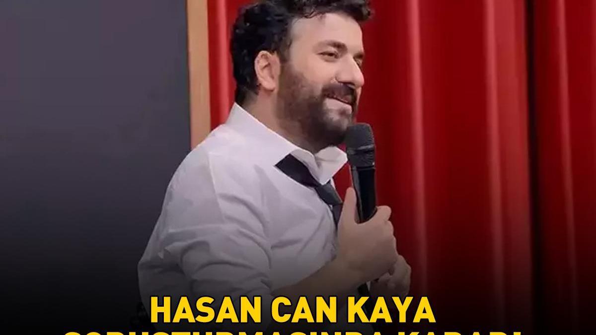 Sosyal medyada gündem olmuştu! Hasan Can Kaya’ya yönelik soruşturma bakın nasıl sonuçlandı