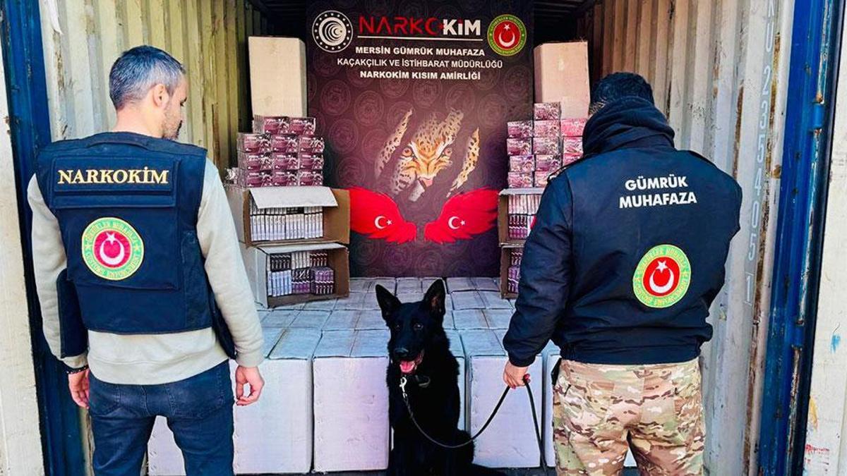 Üç gümrük kapısında 4,6 milyar liralık uyuşturucu ele geçirdi