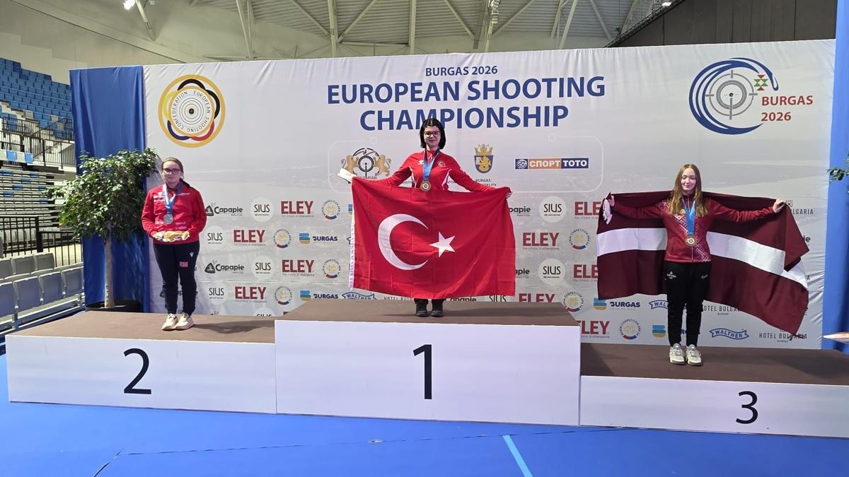 Mardin'in rekortmen kızı Elif, Avrupa Şampiyonu oldu