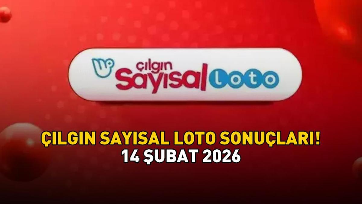 ÇILGIN SAYISAL LOTO SONUÇLARI 14 ŞUBAT 2026 | Çılgın Sayısal Loto sonuçları açıklandı mı, saat kaçta açıklanır? 653,9 milyon TL büyük ikramiye!