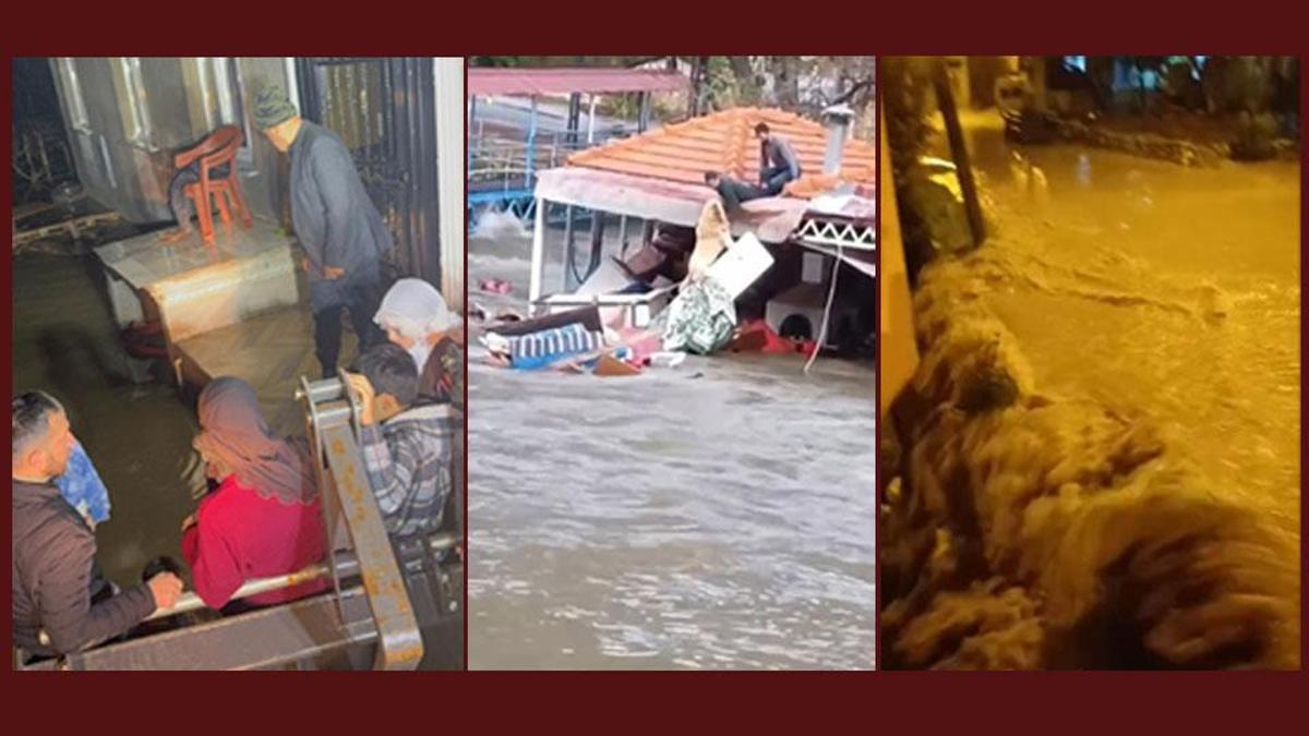 Ege ve Akdeniz'i sağanak vurdu: 4 il sular altında kaldı