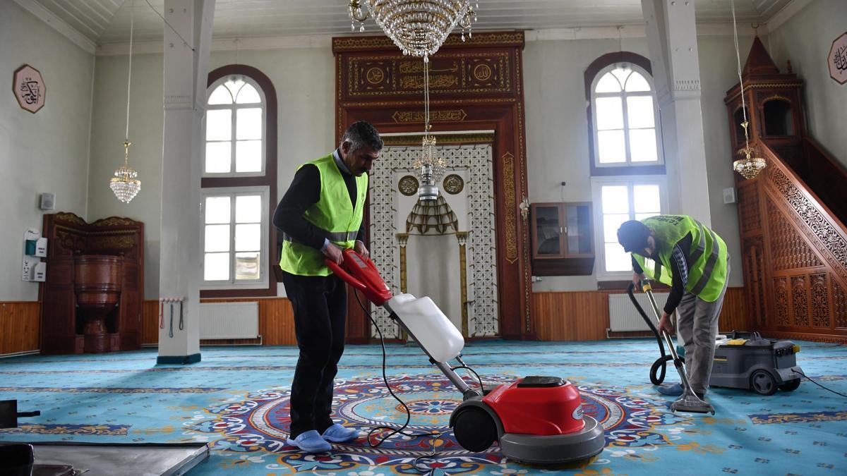 Erzurumda ramazan öncesi 376 cami ve mescit temizlendi