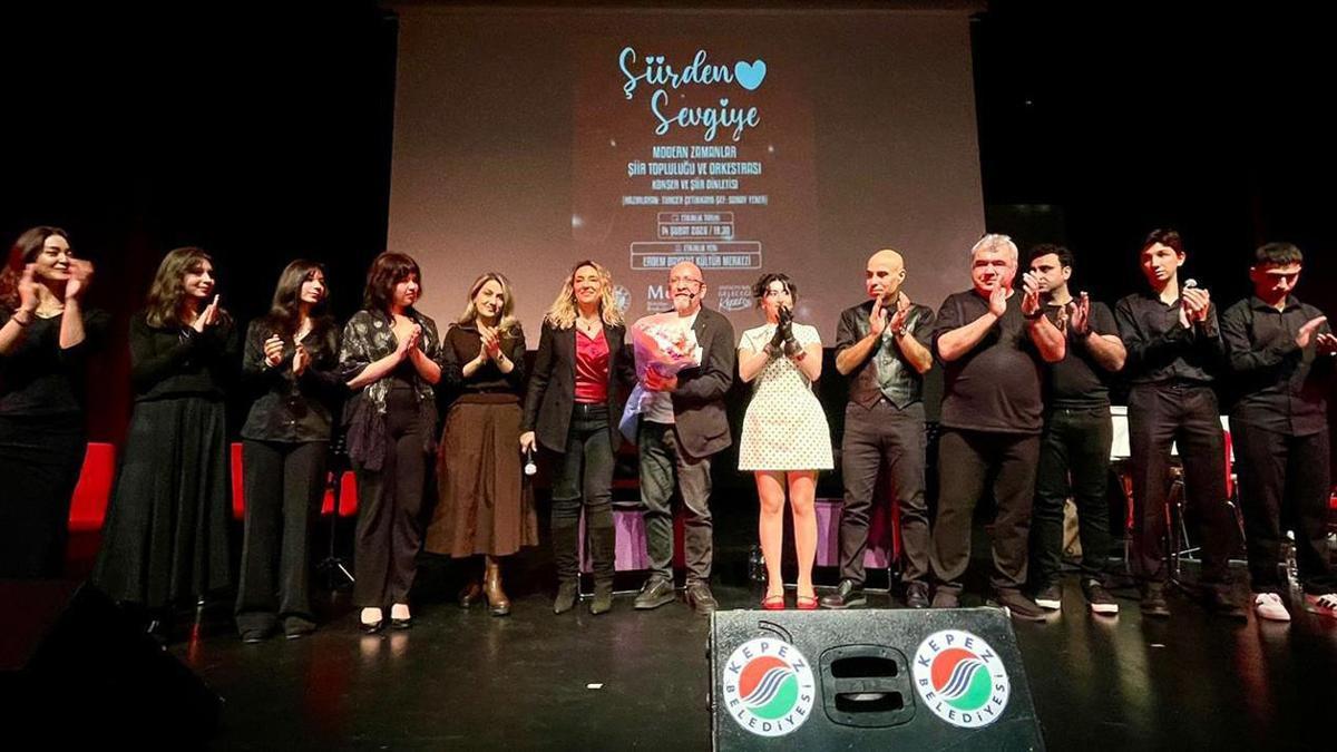 Kepezde 14 Şubat sanatla kutlandı