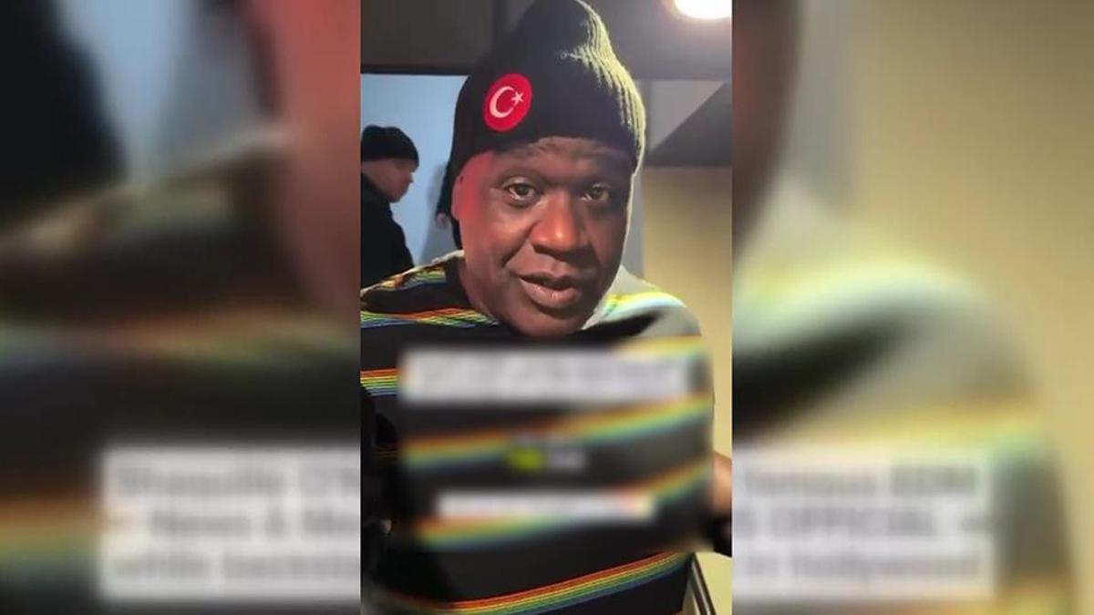 NBA yıldızı Shaq Türk bayraklı beresiyle poz verdi