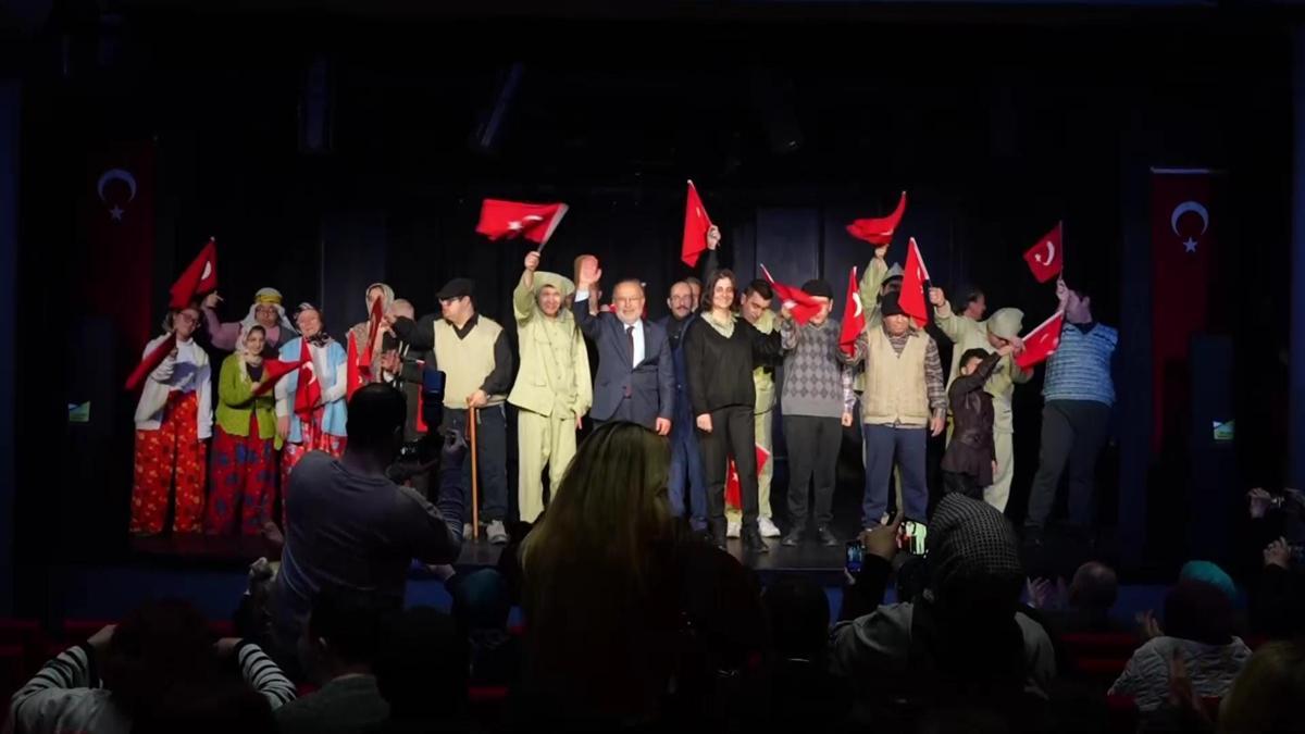 Zihinsel engelli 12 çocuktan Çanakkale Zaferi oyunu