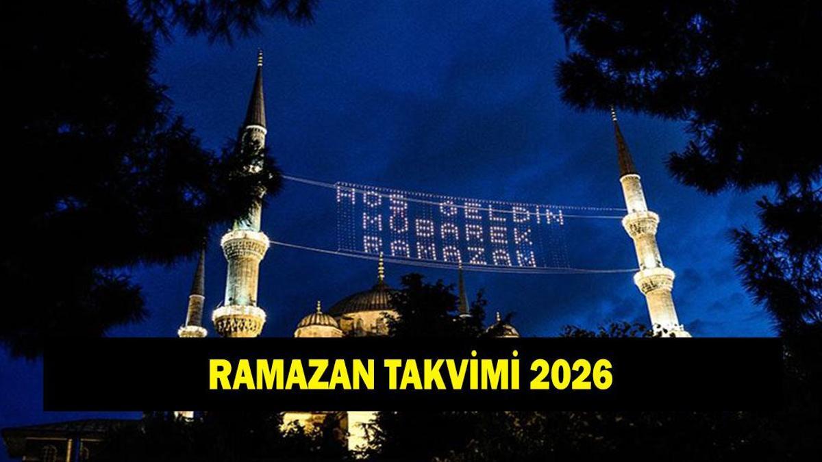 RAMAZAN TAKVİMİ DİYANET 2026: İlk sahur ve iftar ne zaman? Sahura ne zaman kalkacağız? İstanbul, Ankara, İzmir imsak vakitleri