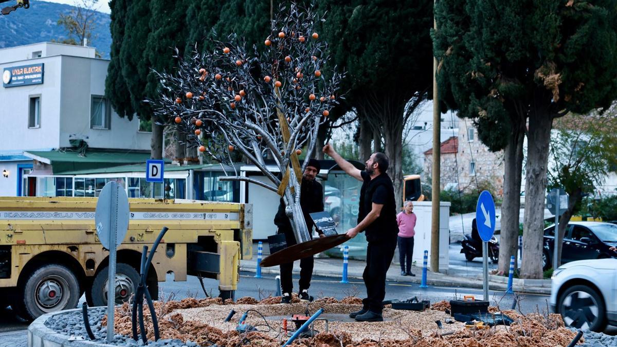 Müskebi'de kavşak düzenleme çalışması tamamlandı
