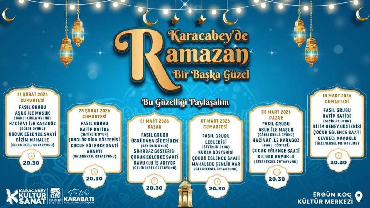 Karacabey Belediyesinden ramazana özel etkinlikler