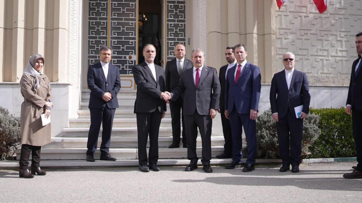 BBP lideri Destici, İranın Ankara Büyükelçisi Zadehi ziyaret etti