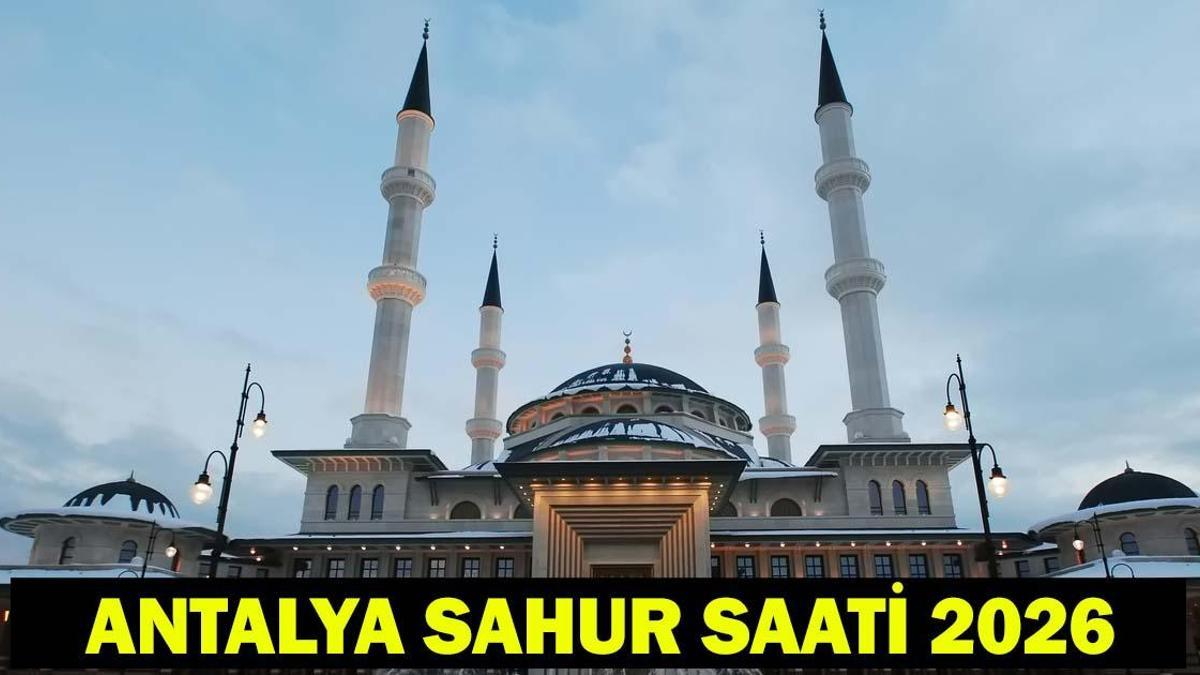19 ŞUBAT BUGÜN ANTALYA SAHUR KAÇTA? İmsak Vakti, Oruç Başlangıcı Saat Kaçta? Diyanet 2026 İmsakiyesi