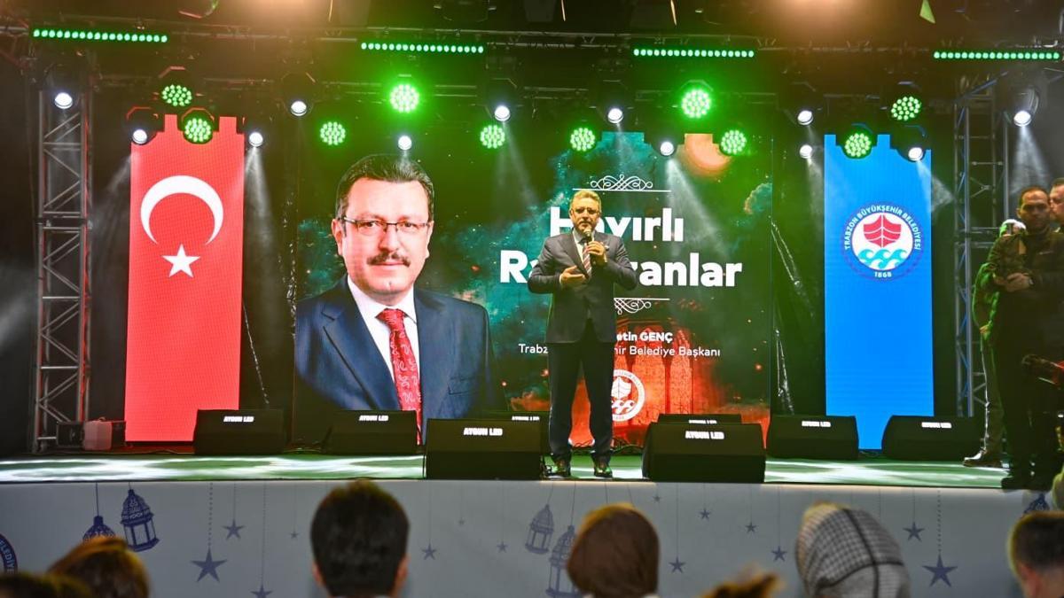 Trabzon'da Ramazan'a coşkulu karşılama