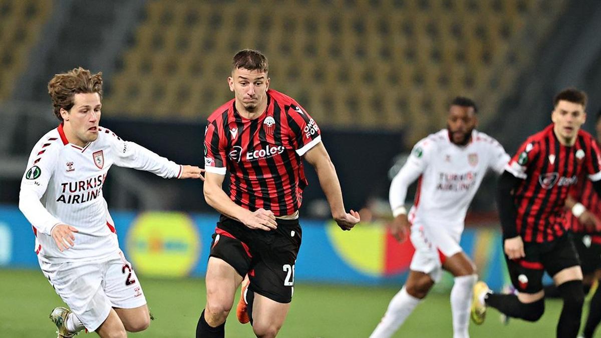 Samsunspor, Shkendija deplasmanında avantajı kaptı