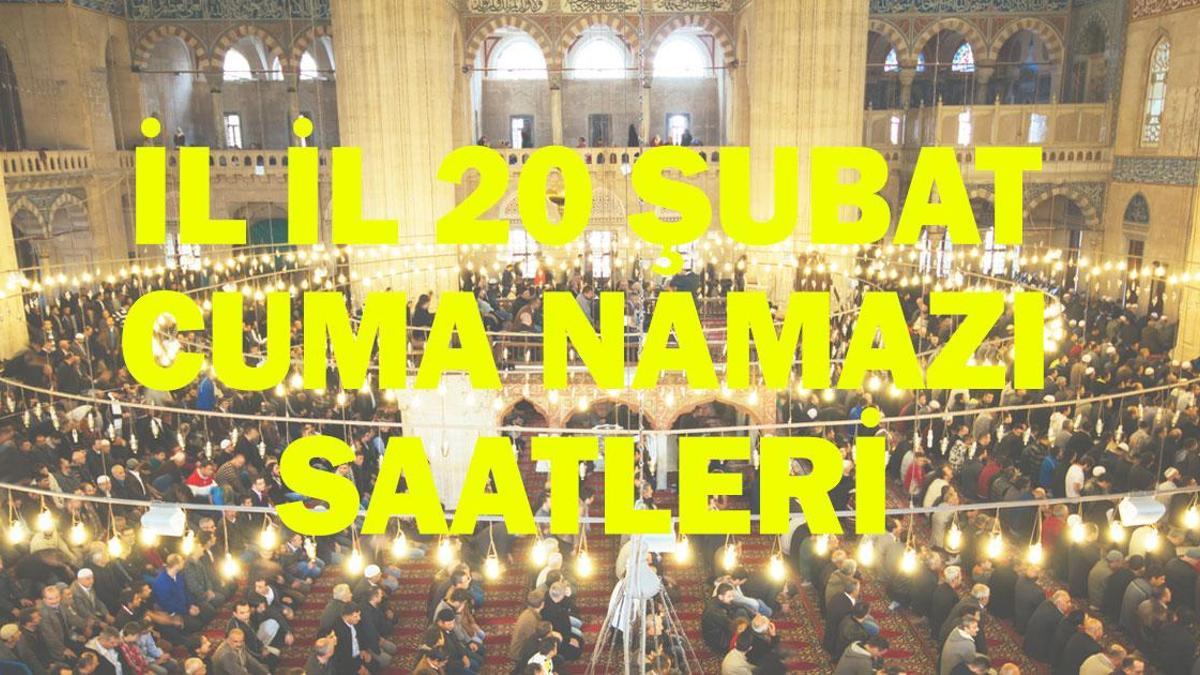 CUMA NAMAZI SAAT KAÇTA? Ankara, İstanbul, İzmir Cuma Namazı Vakti Diyanet Bilgisi