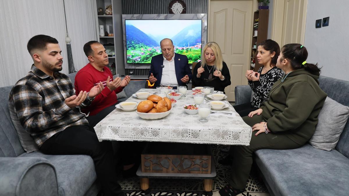 Başkan Demirçalı, iftar sofrasına misafir oldu