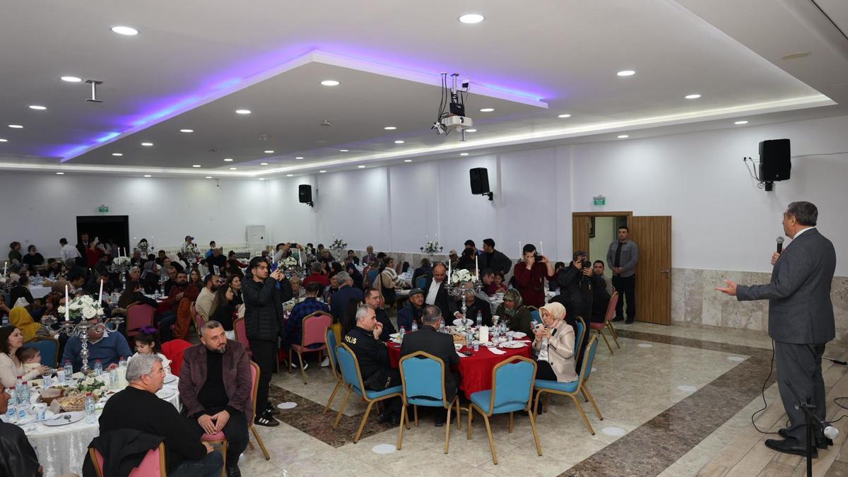 Silifkede şehit yakınları ve gazilerle iftar