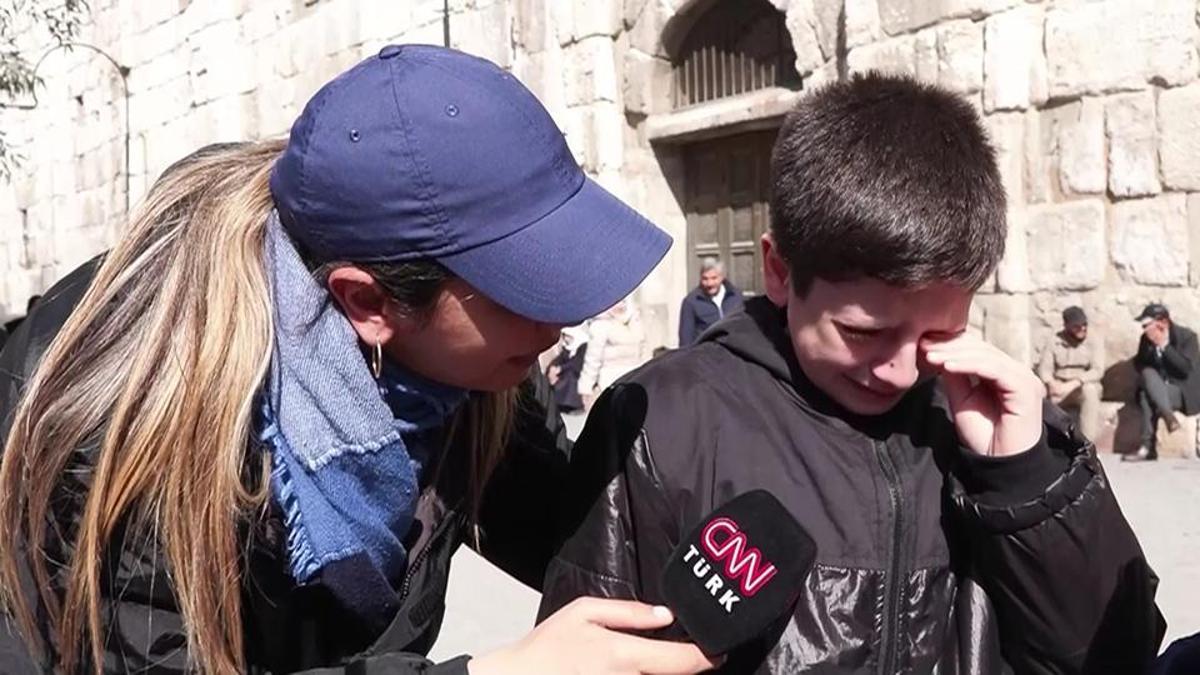 Şam'da bir çocuğun gözyaşları Suriye'de Türkiye'ye büyük sevgi ve özlem var
