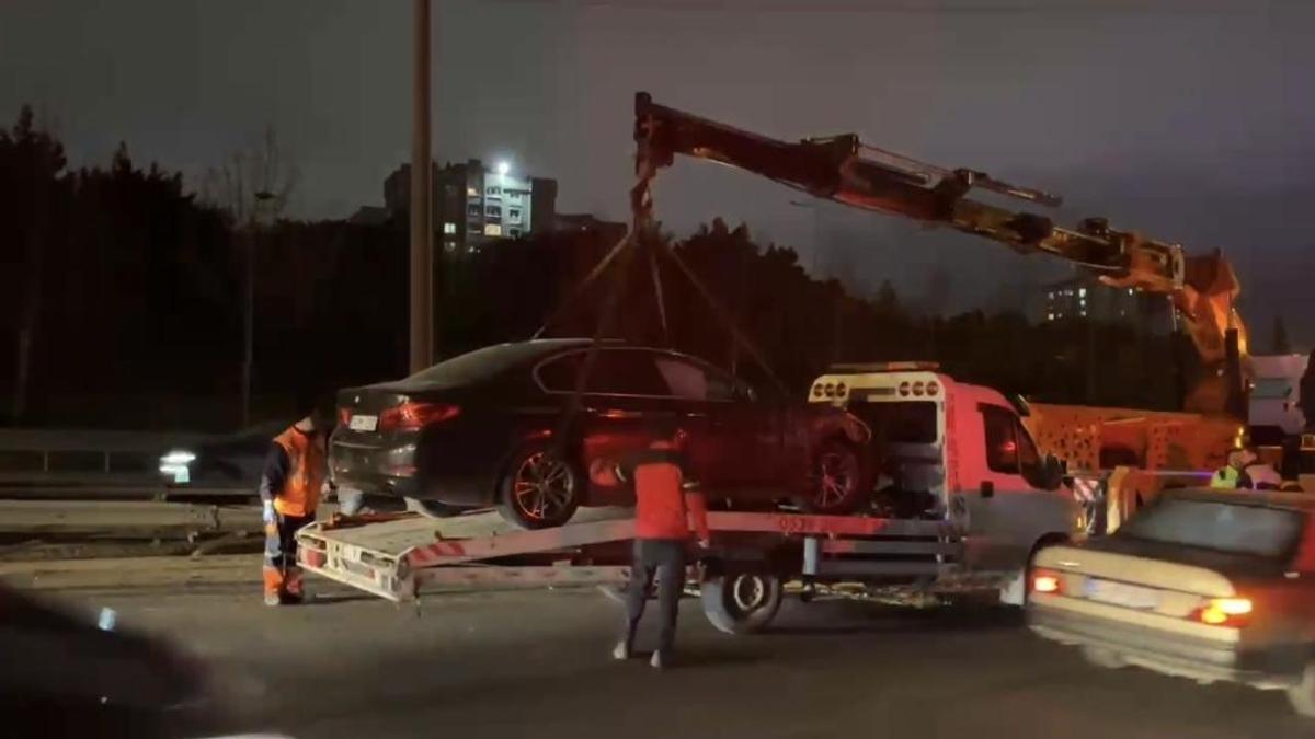 Başakşehir'de zincirleme kaza: 5 kişi yaralandı