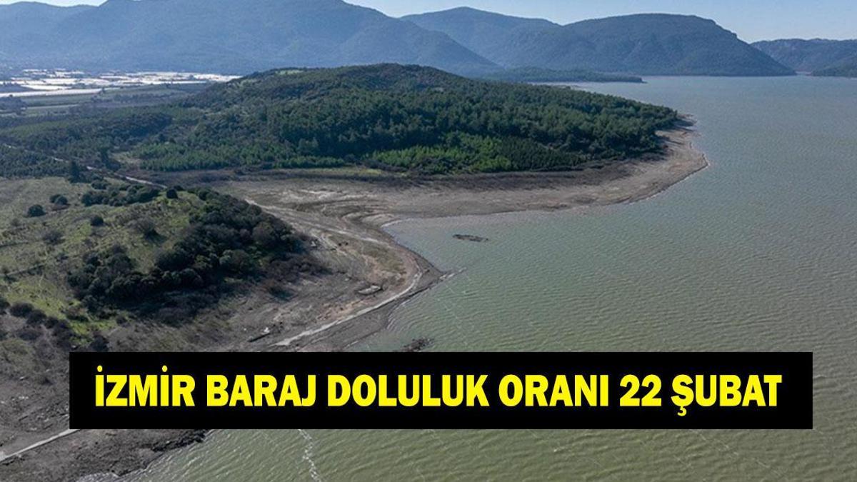 İZMİR BARAJ DOLULUK ORANLARI: 22 Şubat 2026 Tahtalı Barajı'nda son durum ne?