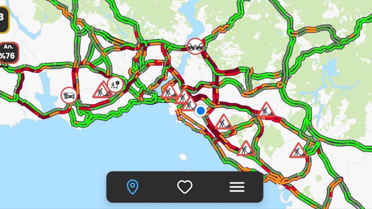 İstanbul - İstanbul'da haftanın ilk iş gününde trafik yoğunluğu