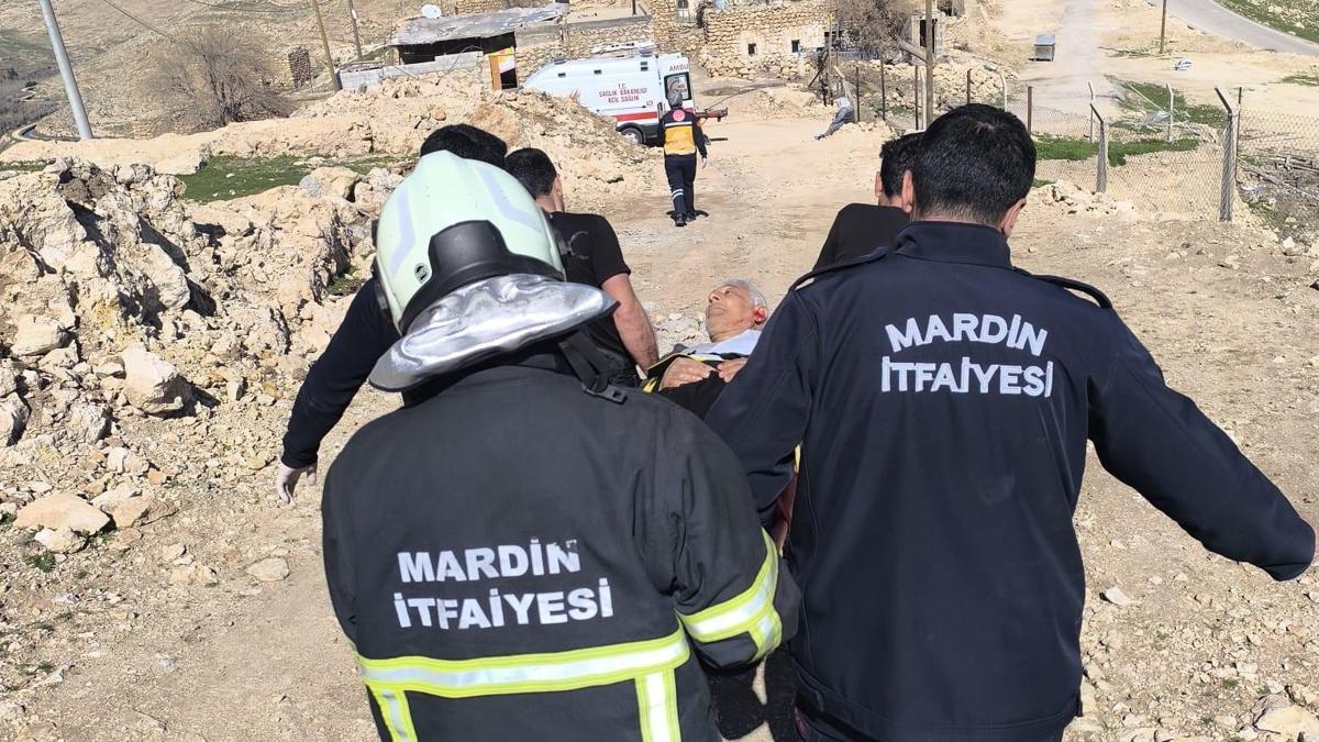 Mardin'de boş havuza düşen kişi yaralandı