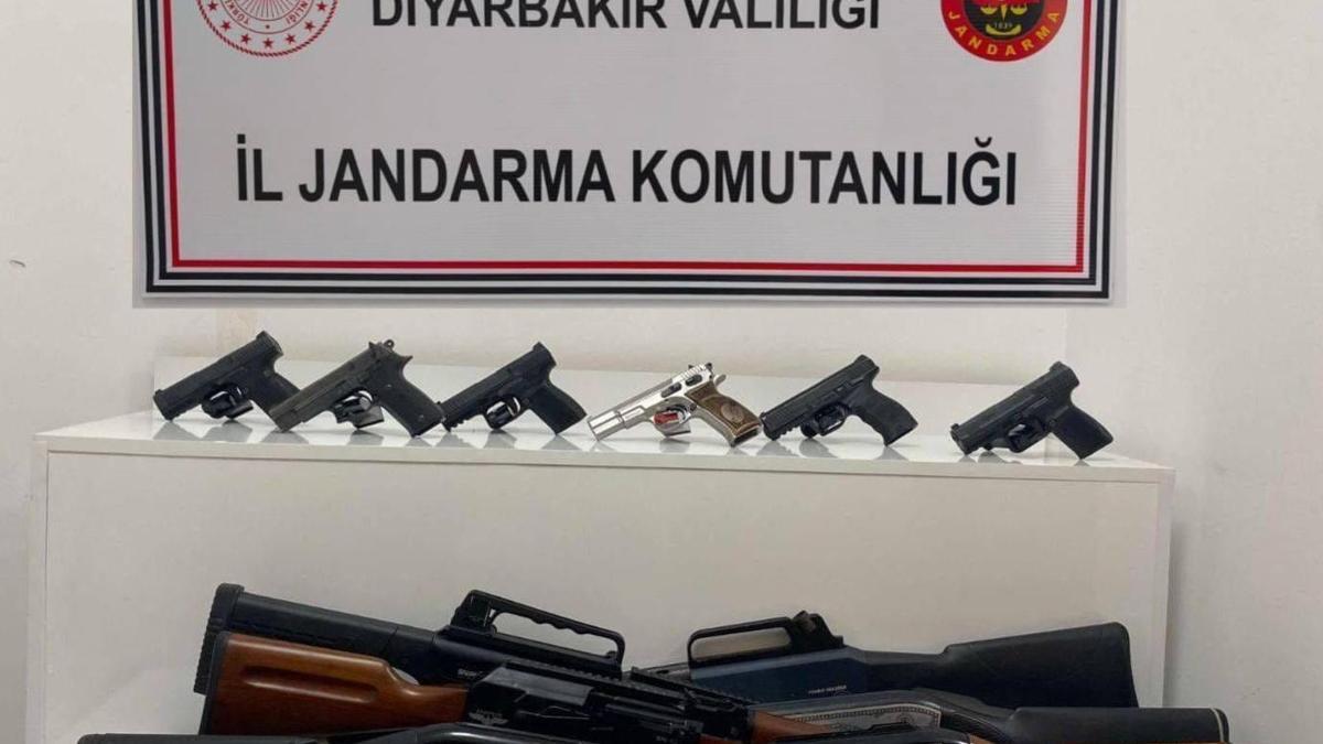 Diyarbakırda bir haftada 39 silah ele geçirildi