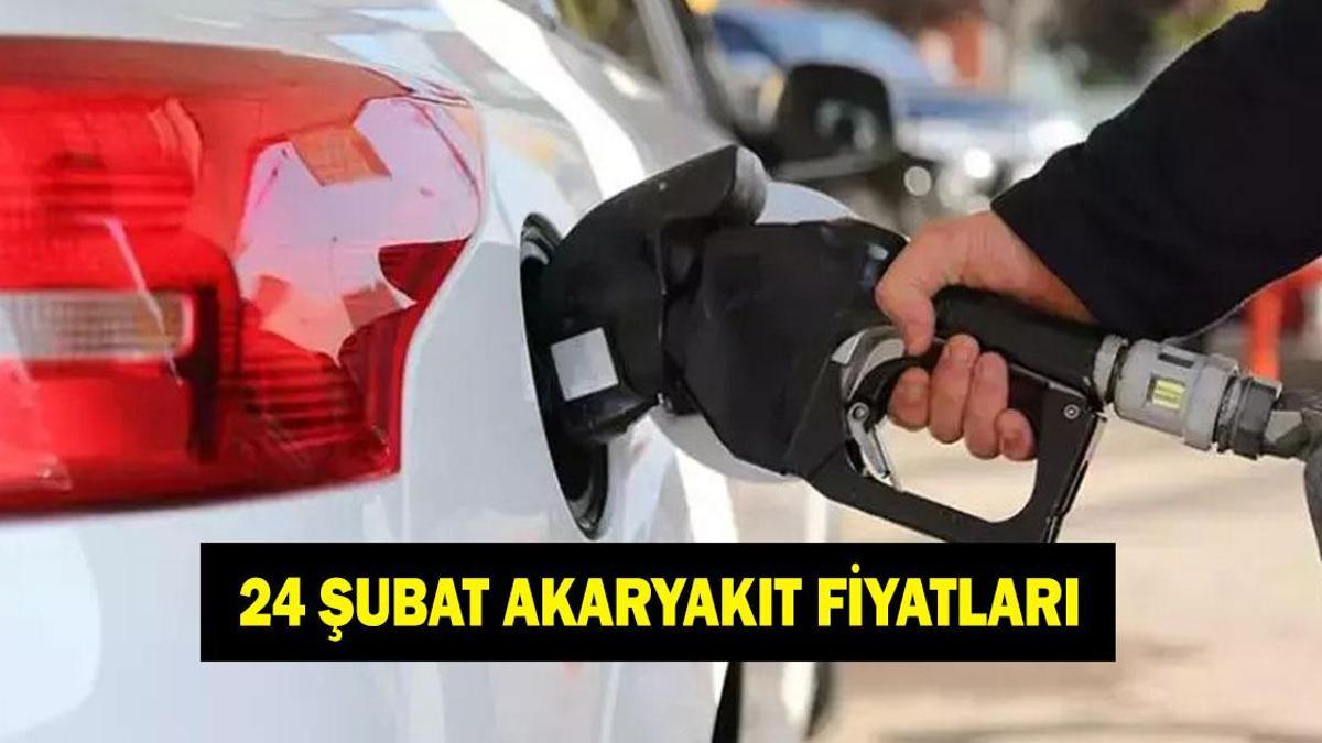 MOTORİN, LPG, BENZİN FİYATLARI 24 ŞUBAT: Mazota ve benzine zam geldi mi? Akaryakıt fiyatları ne oldu? 24 Şubat İstanbul, Ankara, İzmir akaryakıt fiyatları