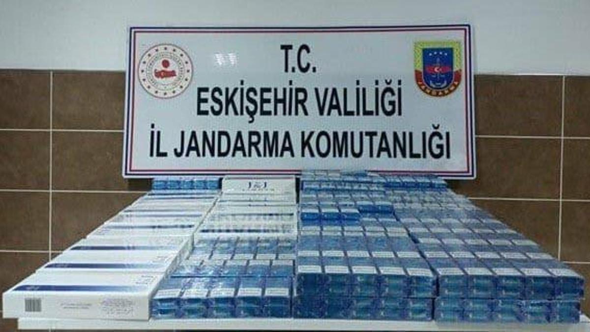 Eskişehirde kaçak sigara ele geçirildi