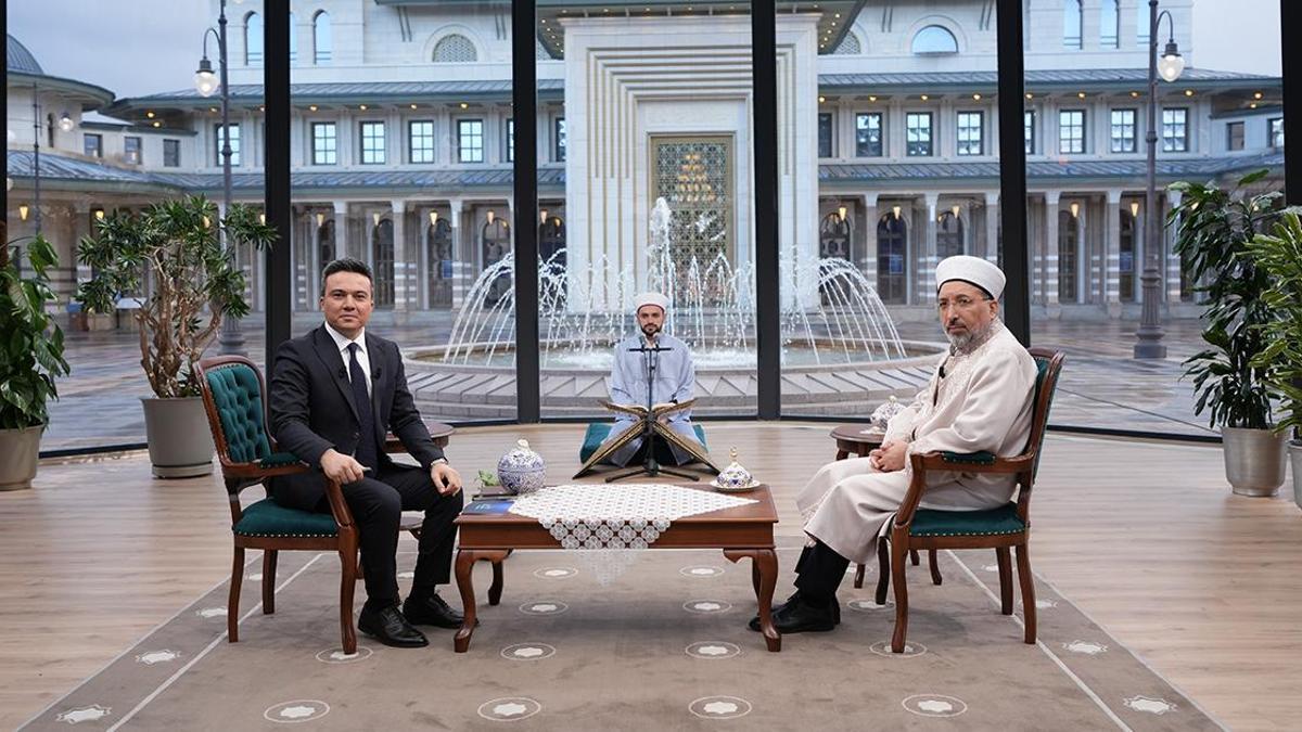 Diyanet İşleri Başkanı Safi Arpaguş, Bir Ramazan Akşamında soruları yanıtladı