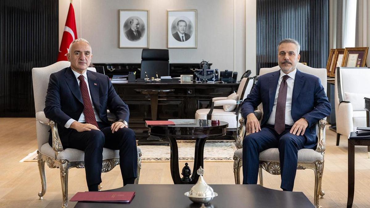 Bakanlar Fidan ve Bakan Ersoy bir araya geldi