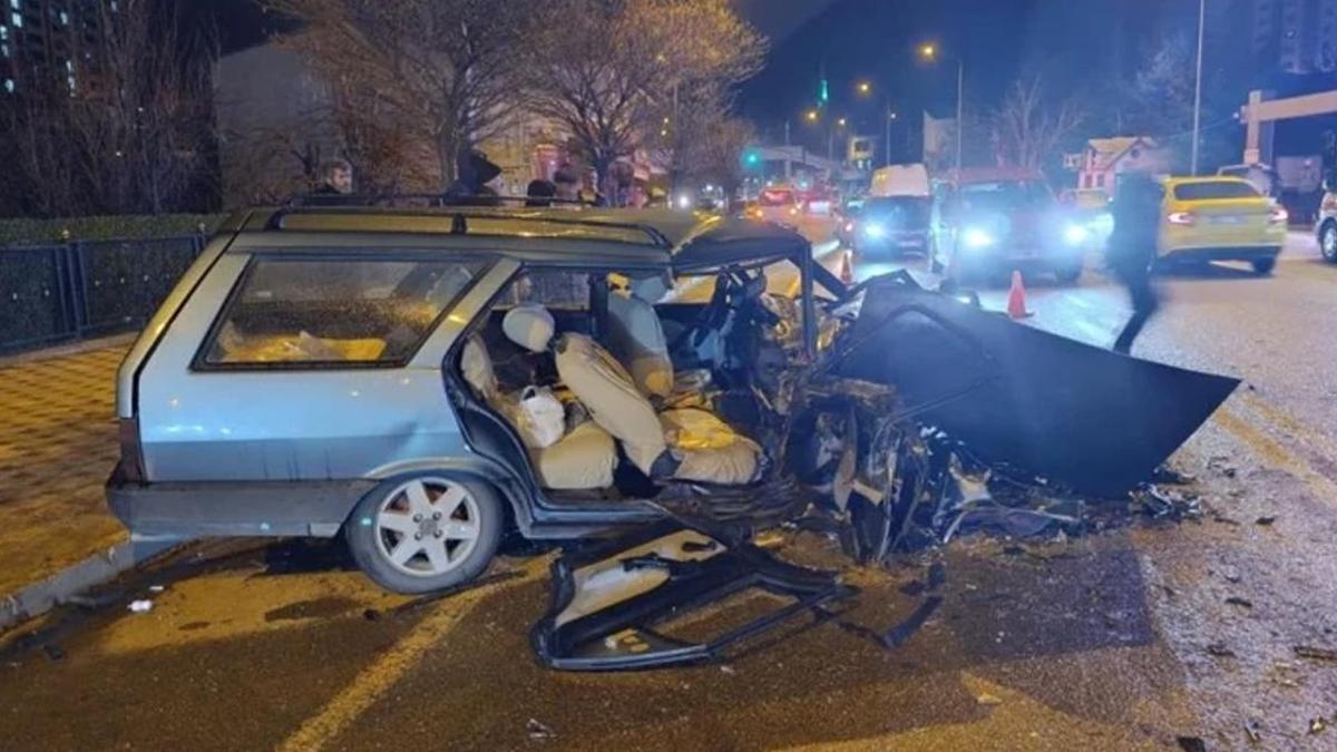 İftara dakikalar kala feci kaza: 1 ölü, 3 yaralı