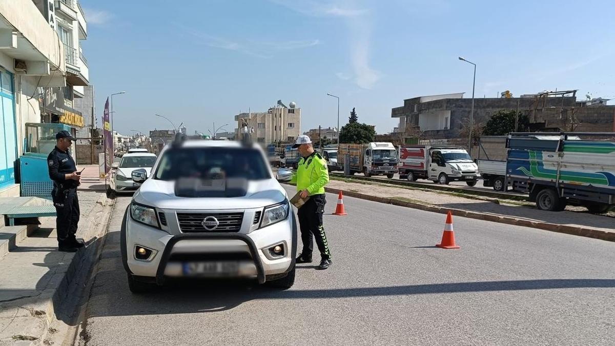 Mardinde trafik denetimlerinde 40 araç sürücüne ceza