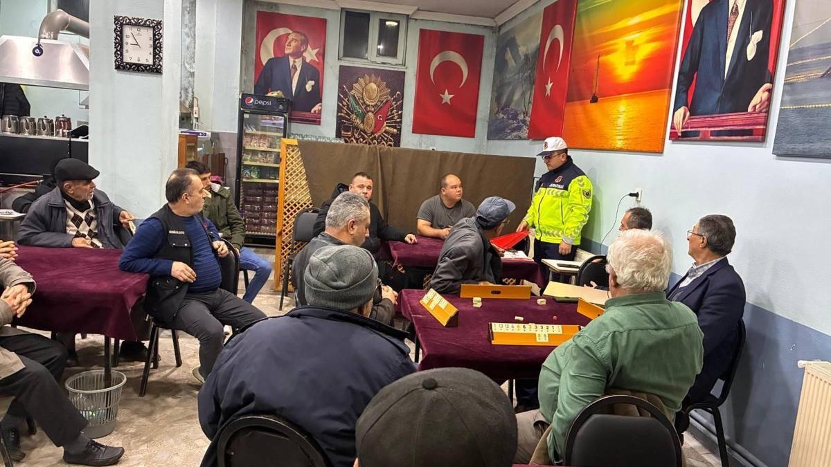 Edirnede traktör sürücülerine trafik eğitimi