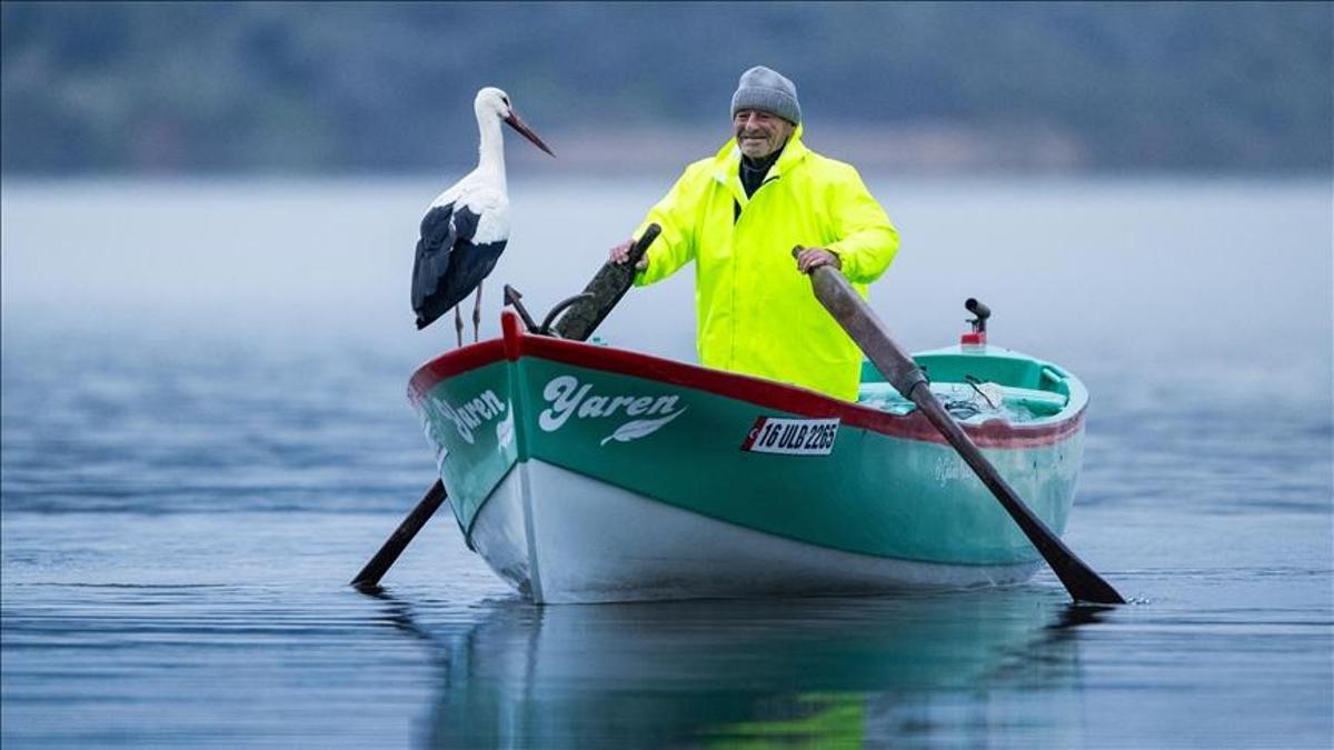 Yaren Leylek 15. kez Adem Amcanın kayığına kondu