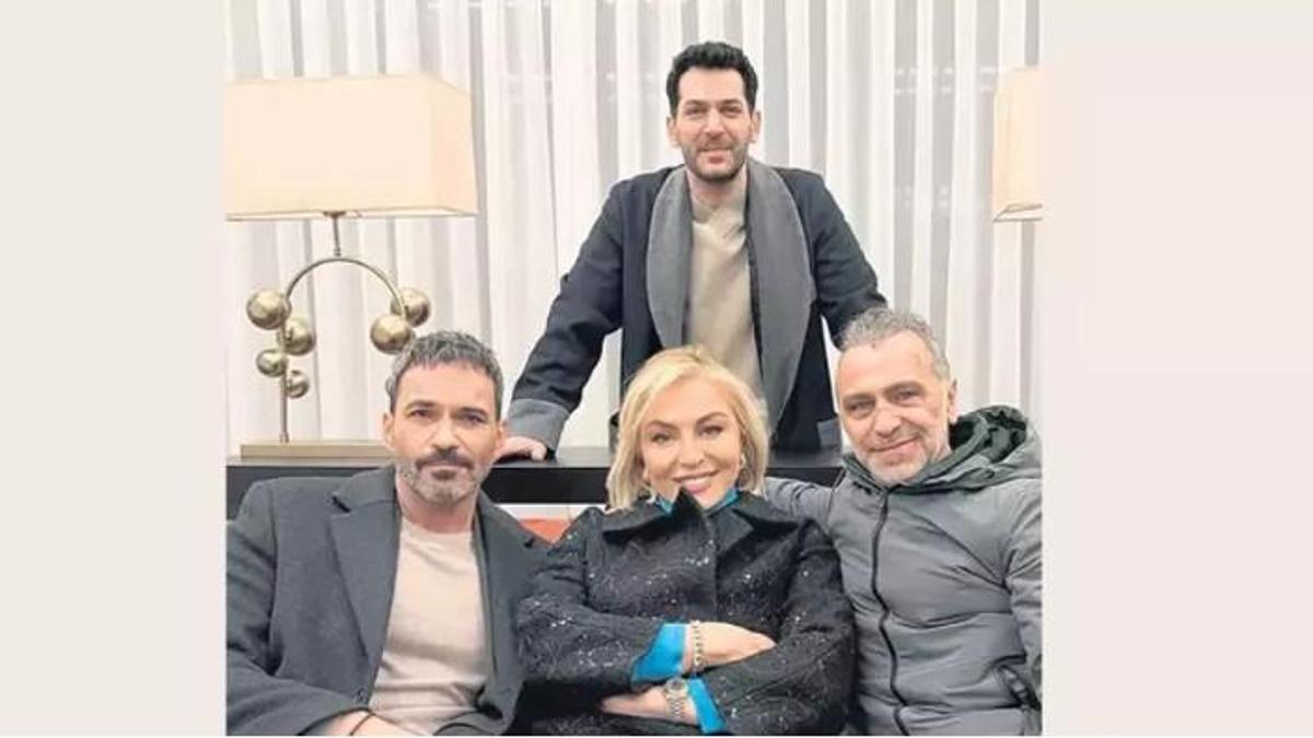 Fırtınalı ailenin huzurlu anı