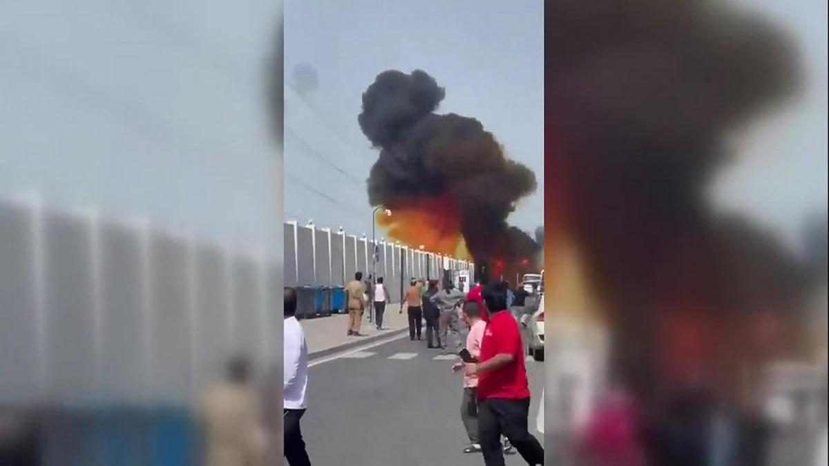 Katar'da füze işte böyle düştü! Saniye saniye saldırı anları...