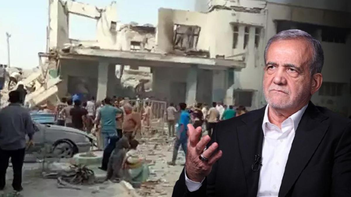 SON DAKİKA | İsrail'in okul saldırısı sonrası Pezeşkiyan'dan açıklama: Kara bir sayfa daha!