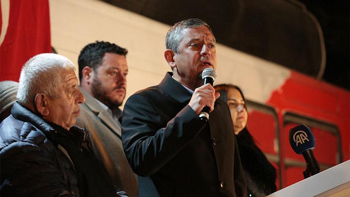 Özgür Özel'den Tanju Özcan'ın gözaltına alınmasına tepki